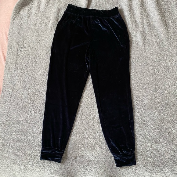 Fabletics Daria velour jogger xs deep navy - Picture 2 of 2